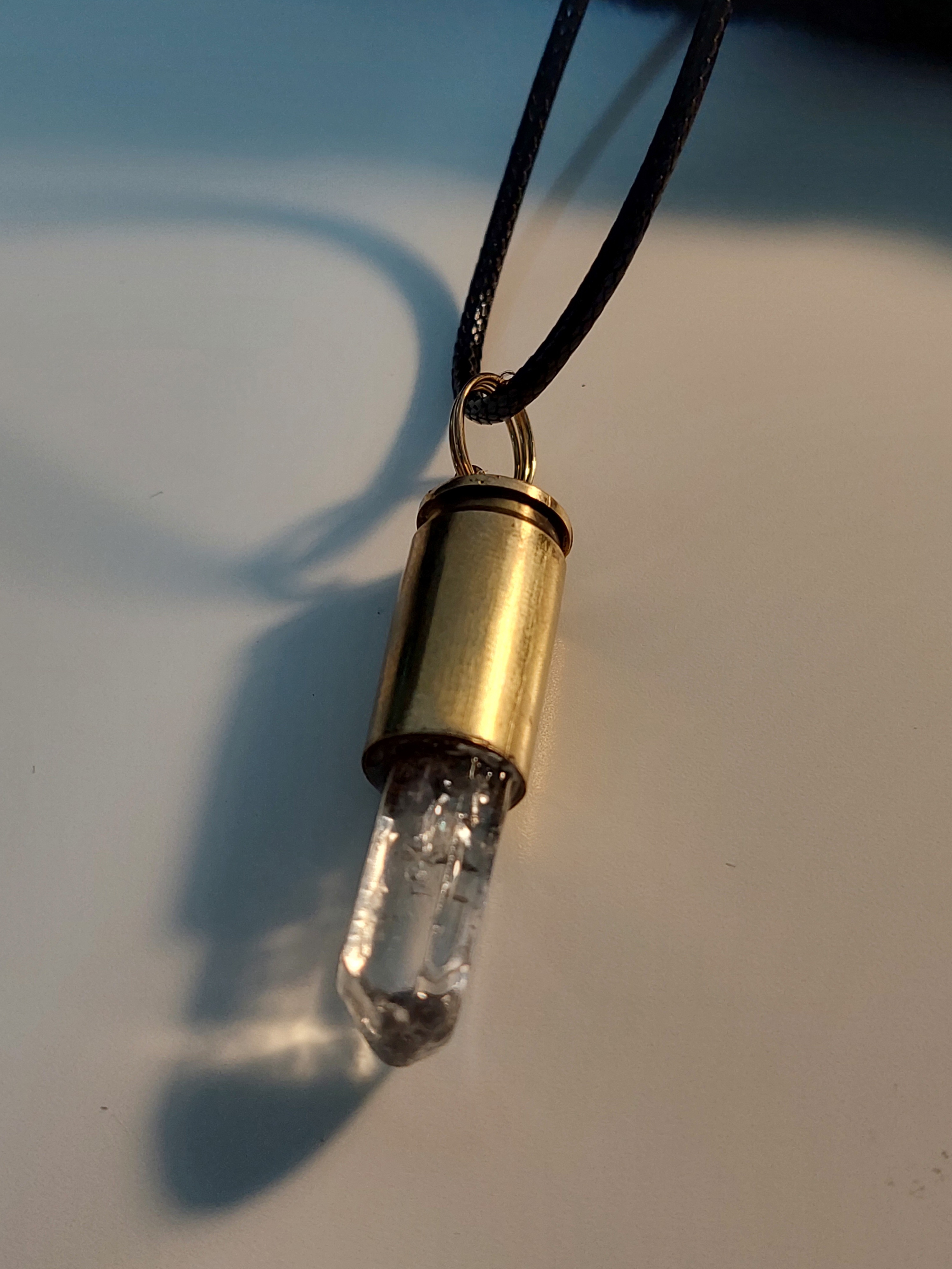 Bullet casing pendant photo 2